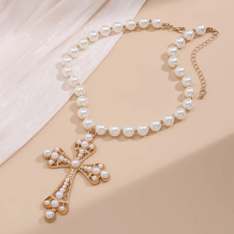Lourdes Pearl Cross