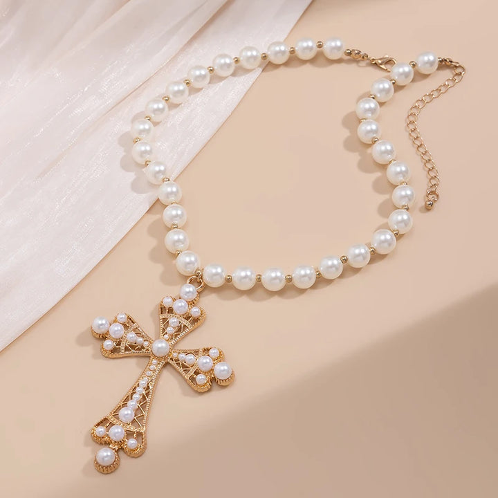 Lourdes Pearl Cross