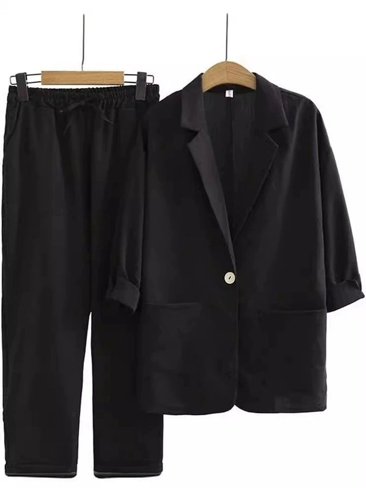 Verona linen Tailored Set