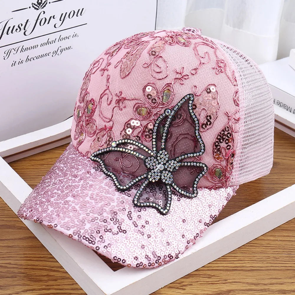 Daisy Butterfly Cap