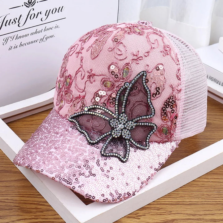 Daisy Butterfly Cap