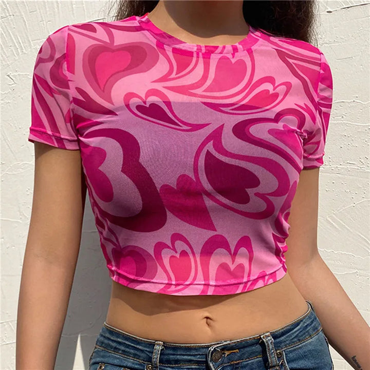 Elina Sheer Mesh Top