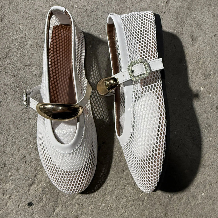 Sophia Vale Mesh Flats