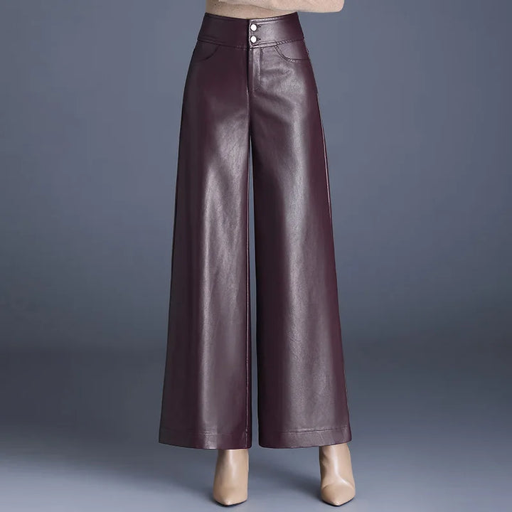 Valeria Rossi Leather Pants