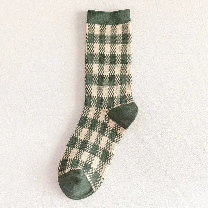 Olive Knit Socks