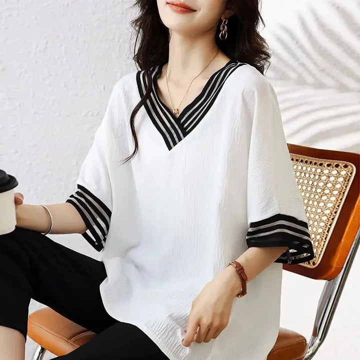 Narelle Italian Striped Top