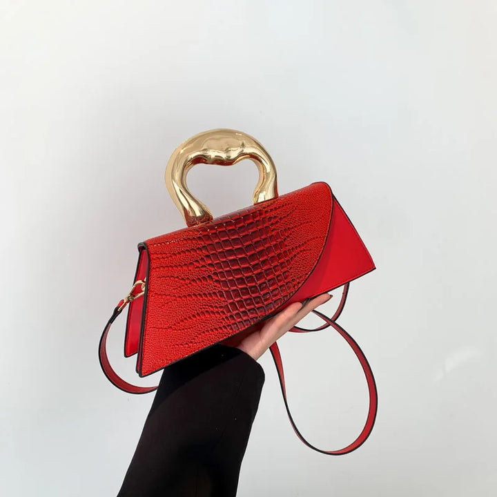 Evania Croc Handbag