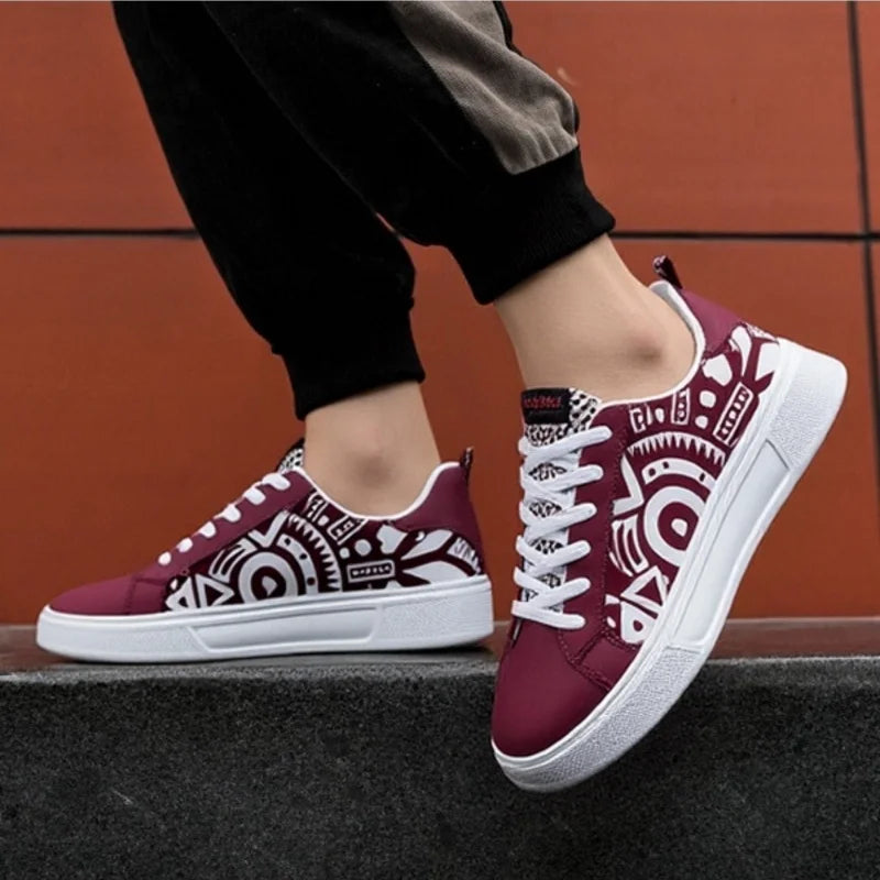 Renoir Patch Canvas Sneakers