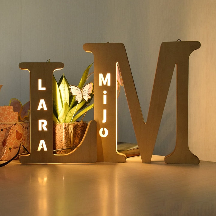 NameShine: Custom Name Lamp