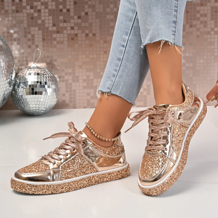 Stella Glitter Lace Sneakers