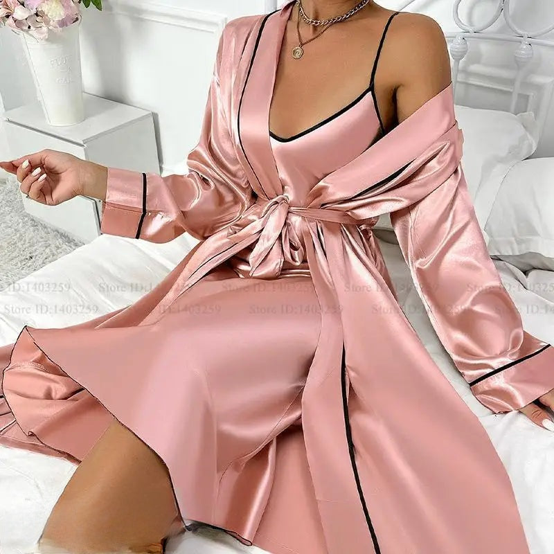 Lunelle Satin Sleepwear Set