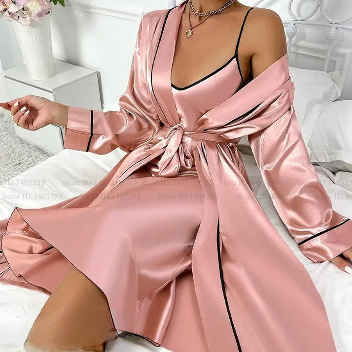 Lunelle Satin Sleepwear Set
