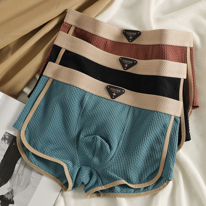 Asher Waffle Knit Boxer Set