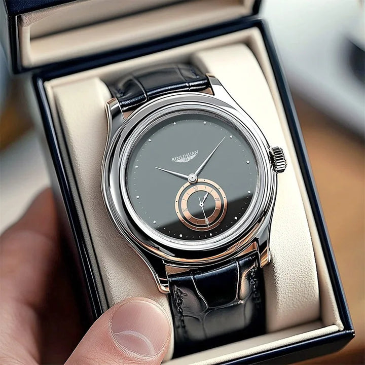 Orvane Leather Strap Watch