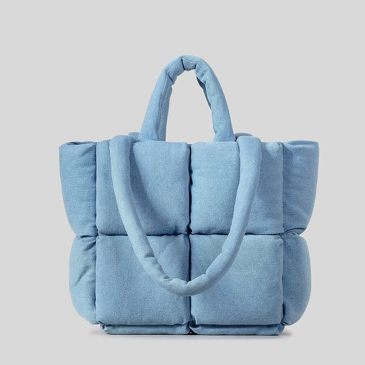 Valora Denim Cushion Bag