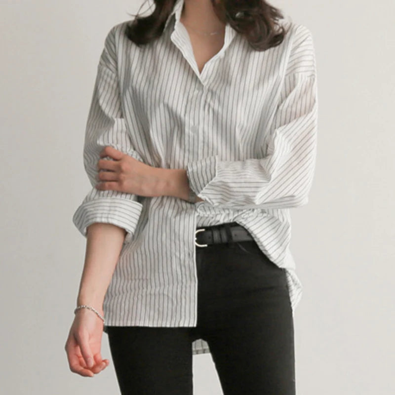 Elsie Drop Stripe Shirt