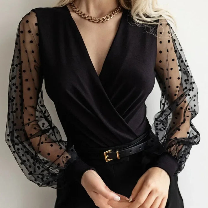 Maren Mesh Sleeve Bodysuit