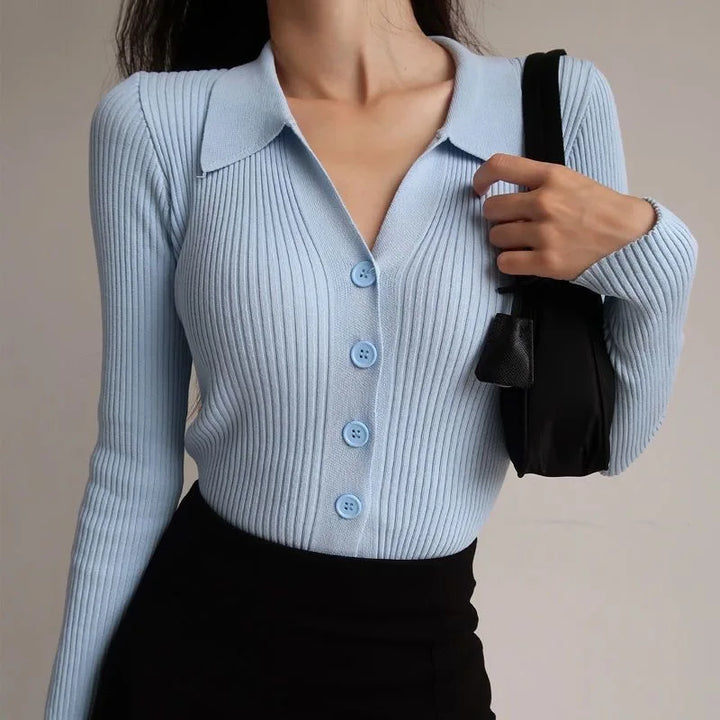 Lenara Soft Collar Sweater