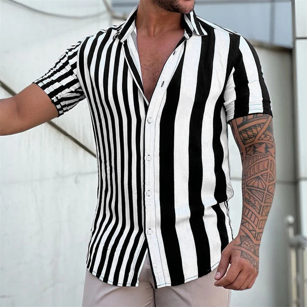 Renzo Coastal Stripe Shirt