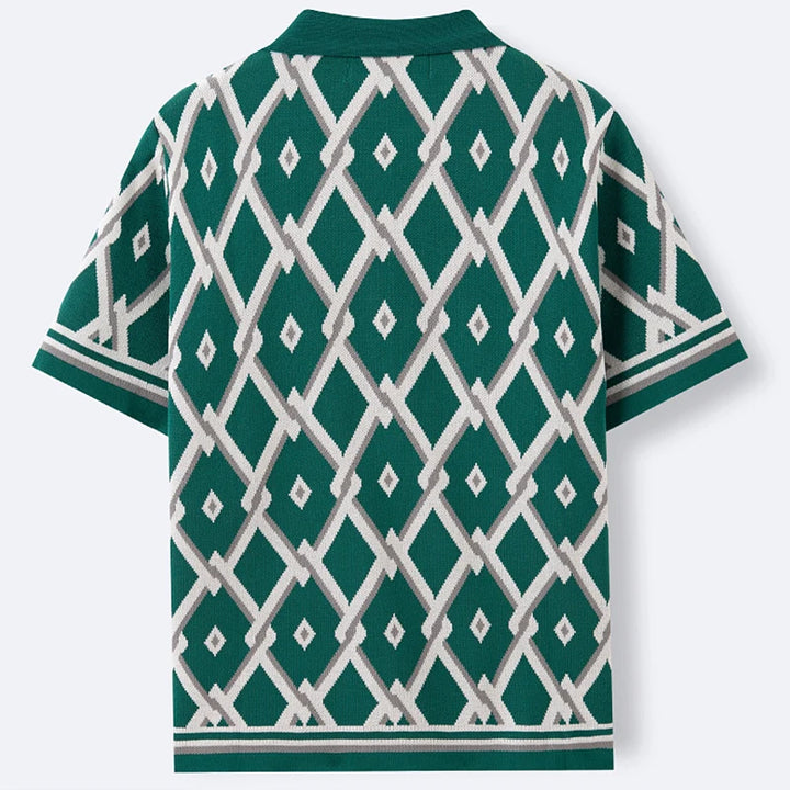 Dante RetroGrid Polo Shirt