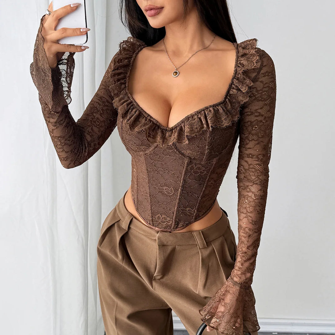 Liliana Velvet Corset Top