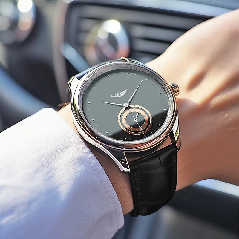 Orvane Leather Strap Watch