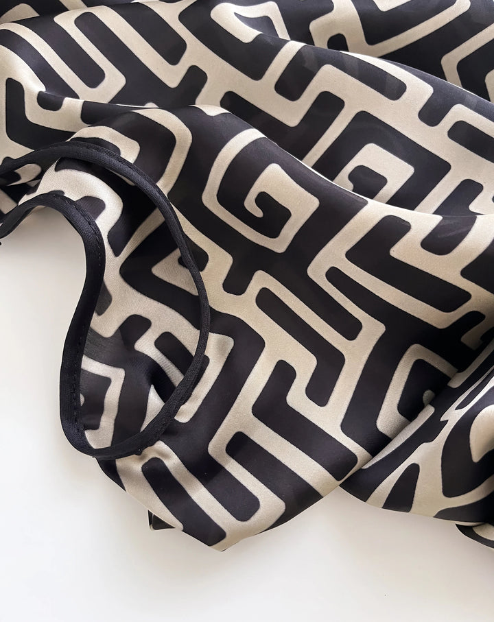 Verina Silk Poncho