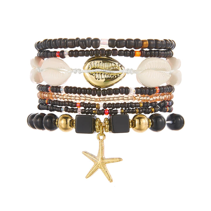 Sienna Shell Bead Bracelet
