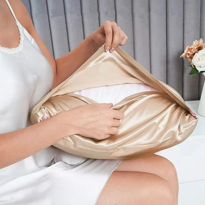 Lucia Silk Pillow Cover Set