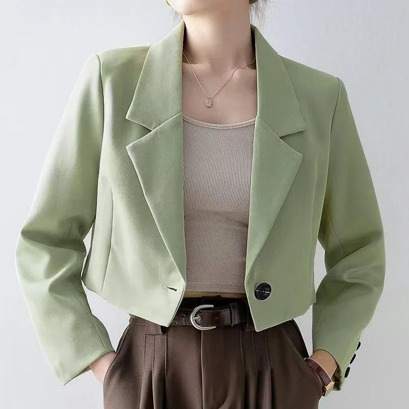 Elira Cropped Tailor Blazer