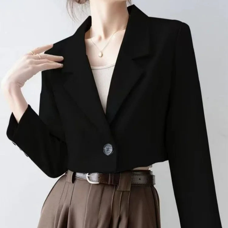 Elira Cropped Tailor Blazer