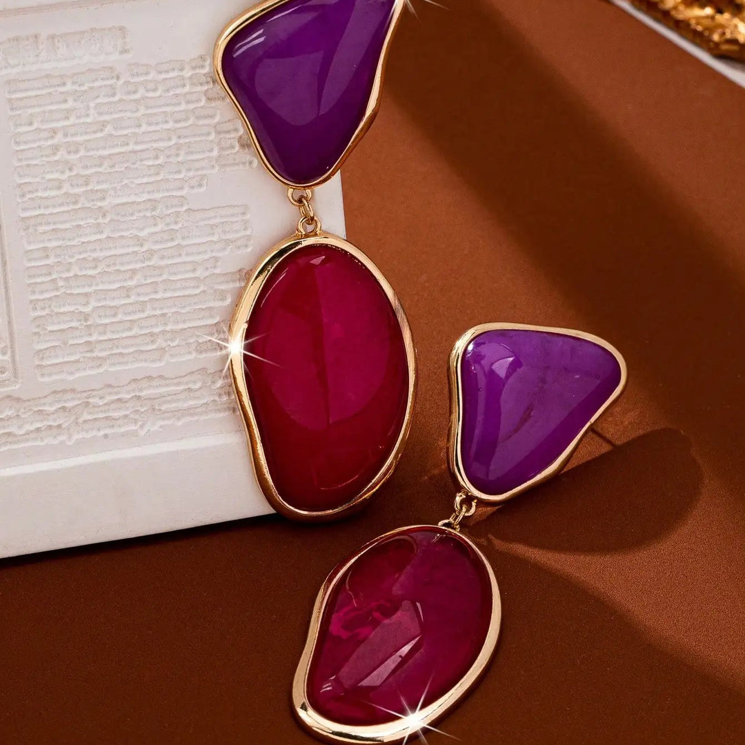 Elara Gem Drop Earrings