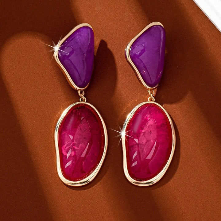 Elara Gem Drop Earrings