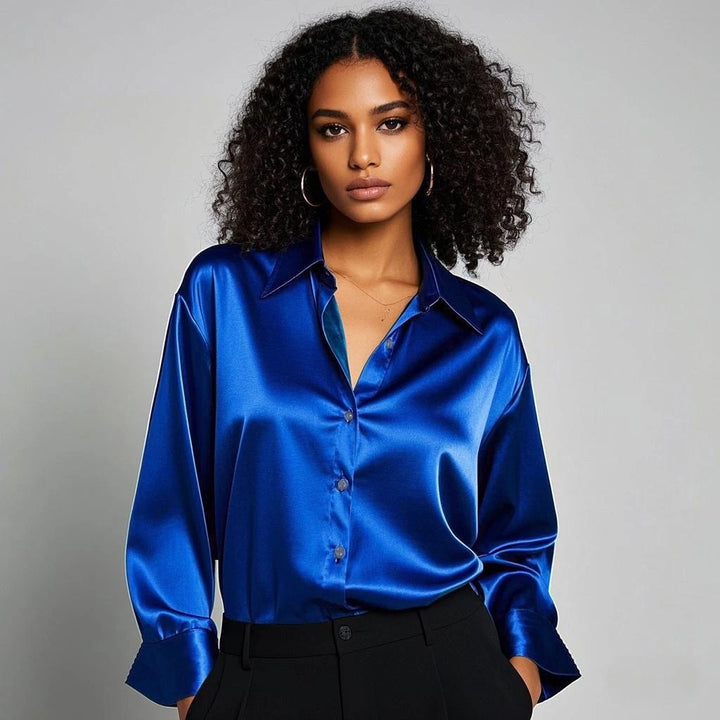 Amelie Satin Glow Shirt