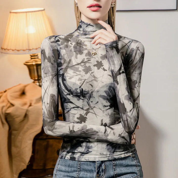 Mira Sheer Mesh Top