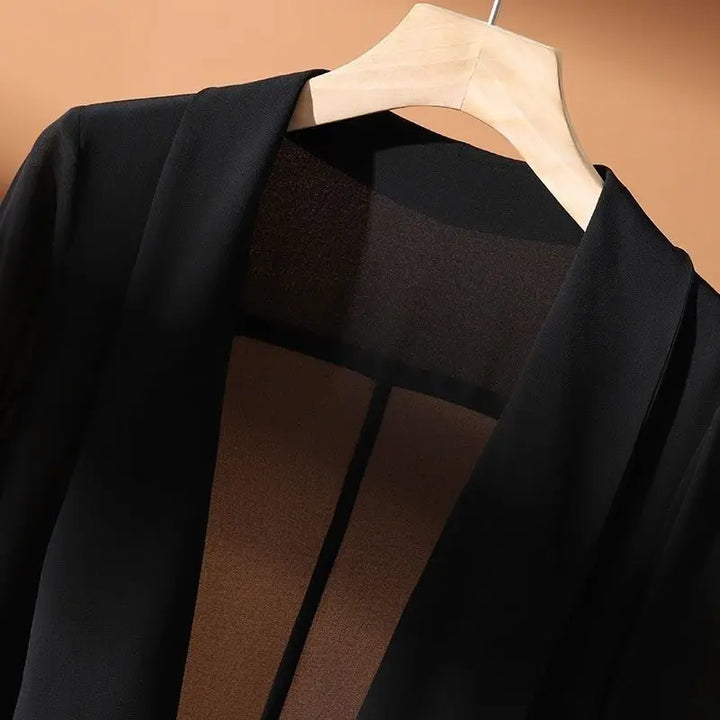 Elise Chiffon Layer Blazer