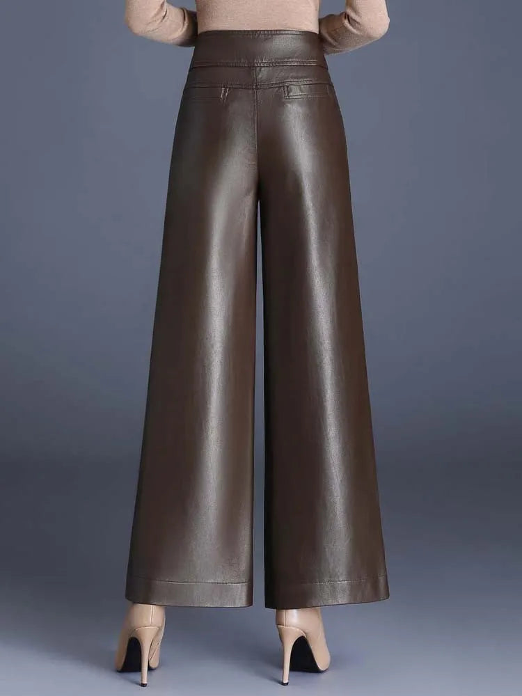 Valeria Rossi Leather Pants