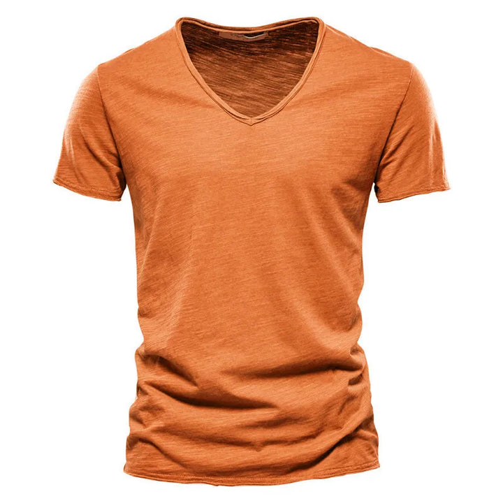 Adrian Linen V-neck Tshirt
