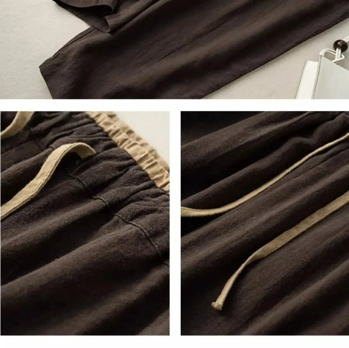 Mireya Drawstring Linen Pants