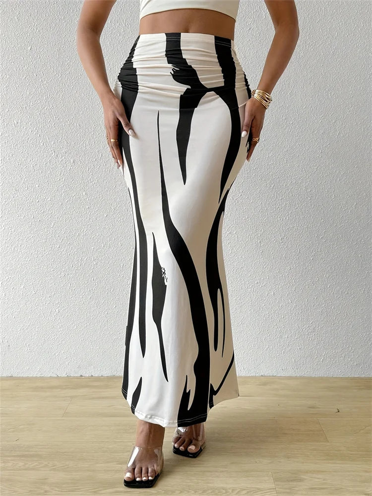 Marixa High-Waist Maxi Skirt