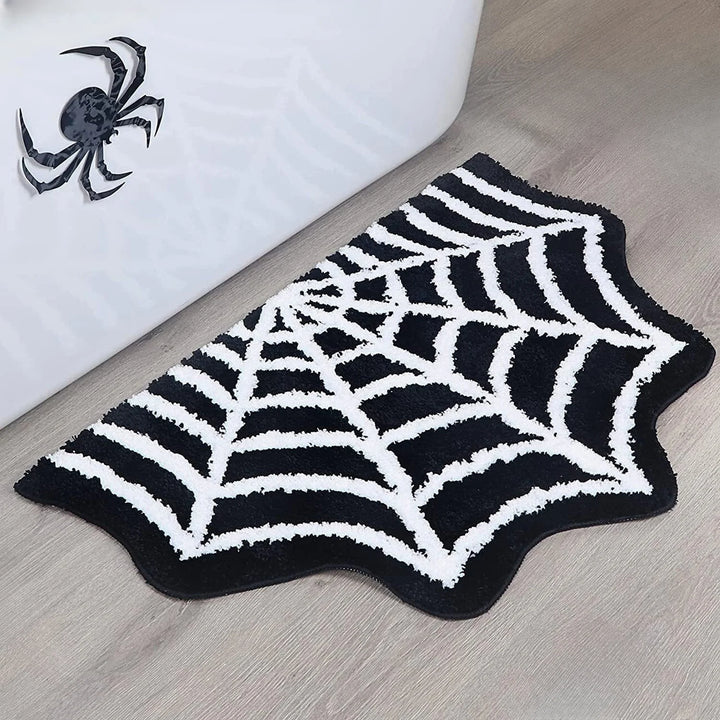 Halloween SpiderWeb Floor Mat