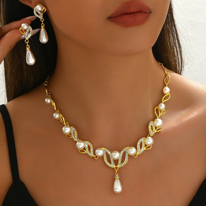 Marisse Pearl Jewelry Set