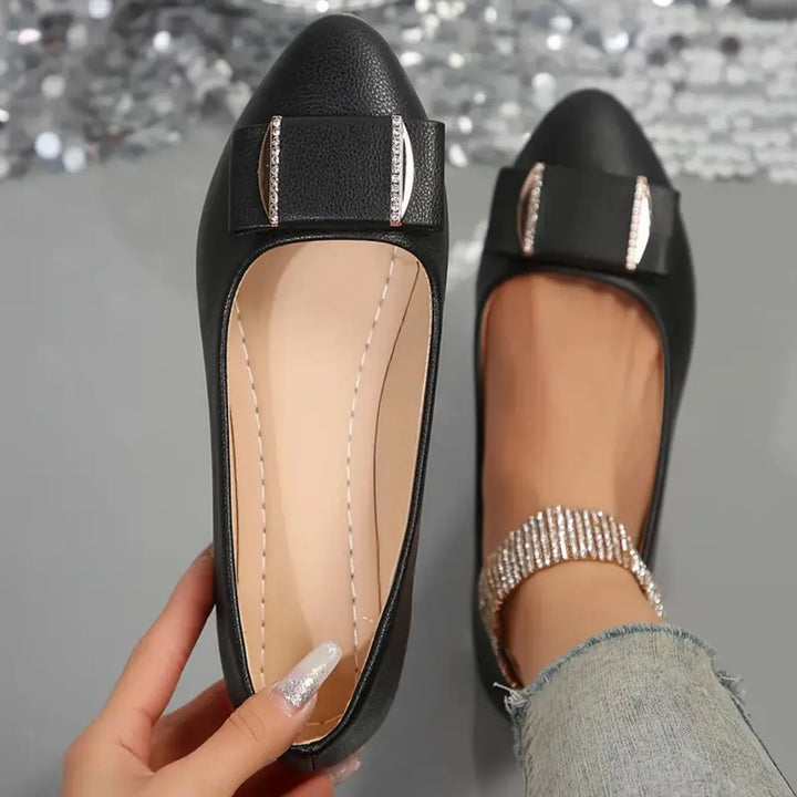 Sofia Bow Flat Sandals