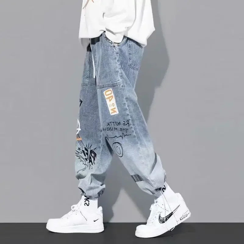 Cruz Graffiti Denim Joggers