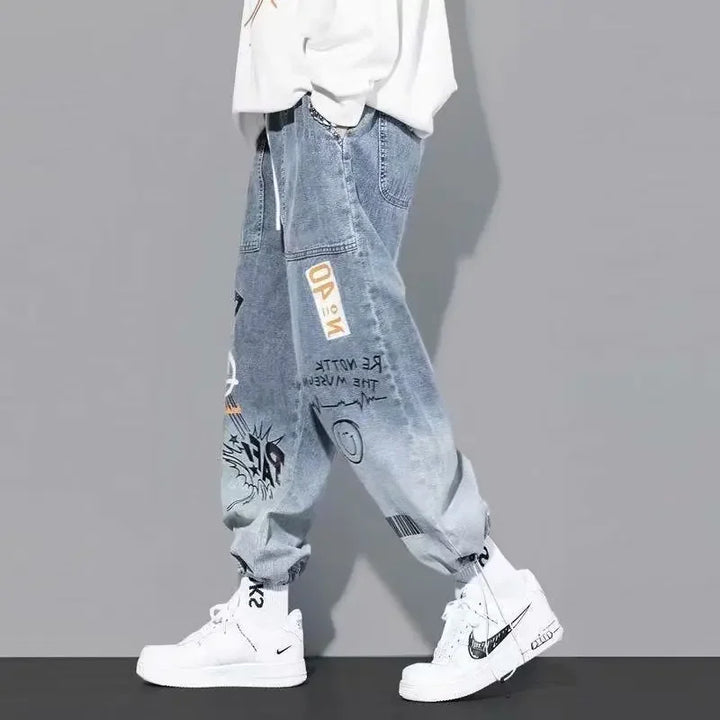 Cruz Graffiti Denim Joggers