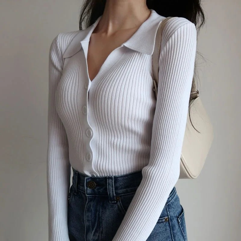 Lenara Soft Collar Sweater
