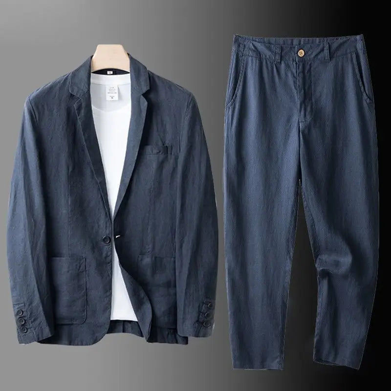 Hayes Linen Blazer Set