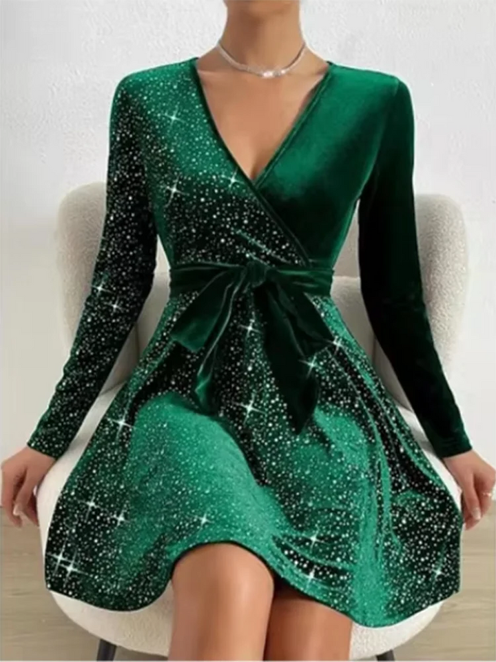 Amaya Sequin Flow Dress