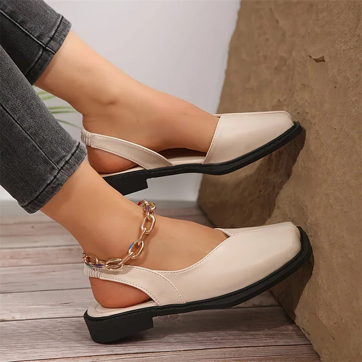 Mara Square-Toe Flats