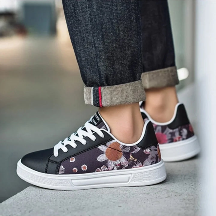 Renoir Patch Canvas Sneakers